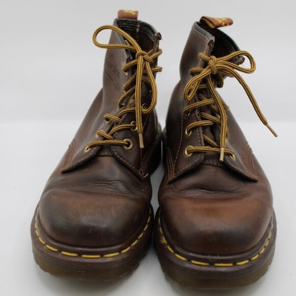 Doc Martens Airwair AW004 Brown Leather Boots Men\'s Size 5 main image 7